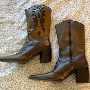 ❤️ ON YOUR FEET BONANZA Brand New Leather Cowboy Boots - 9M